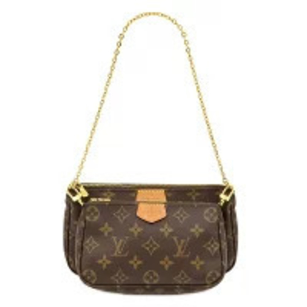Louis Vuitton Shoulder Bag Multi Pochette Accessoires Monogram Canvas Khaki